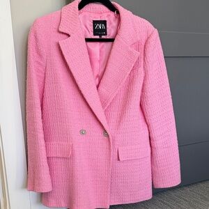 Zara Tweed Pink Women’s Blazer